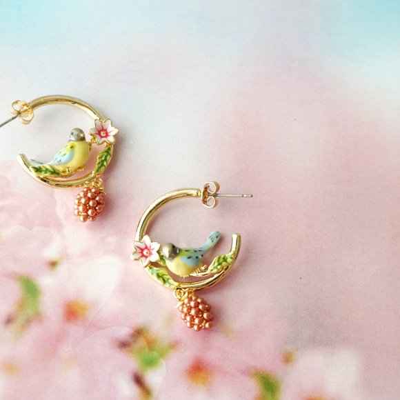 Nwt cute bird earrings Bill skinner - Picture 2 of 6